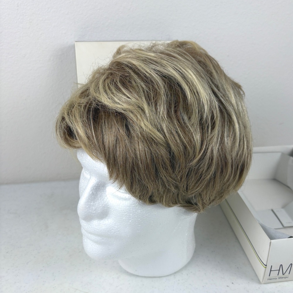 Henry Margu Short Layered Blonde Highlighted‎ Wig In Original Bix